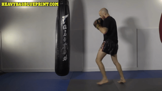Inside Low Kick-Jab-Cross-Right Low Kick Beginner Kickboxing Combination