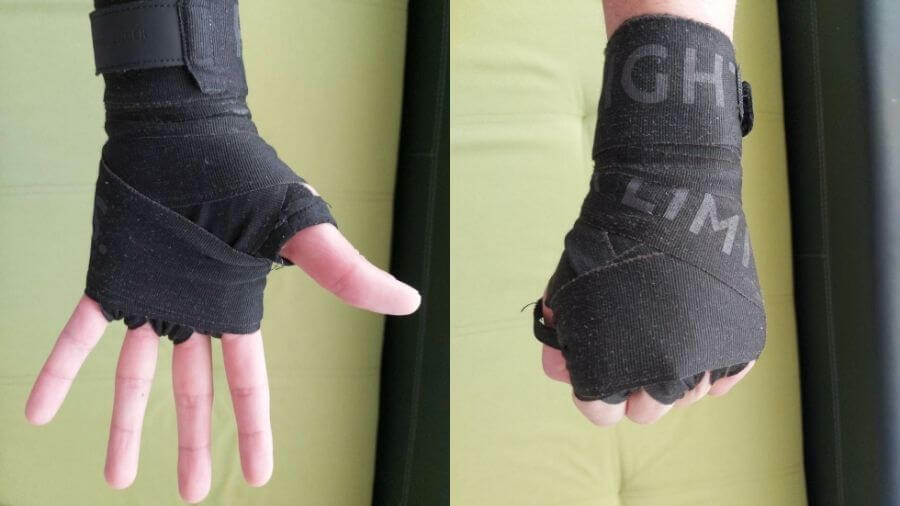Step 5 Wrap Hands For MMA